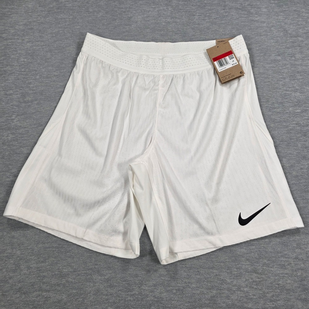 Nike Mens Dri-FIT ADV Slim Fit Soccer Shorts White FZ9352-101 Size L NWT